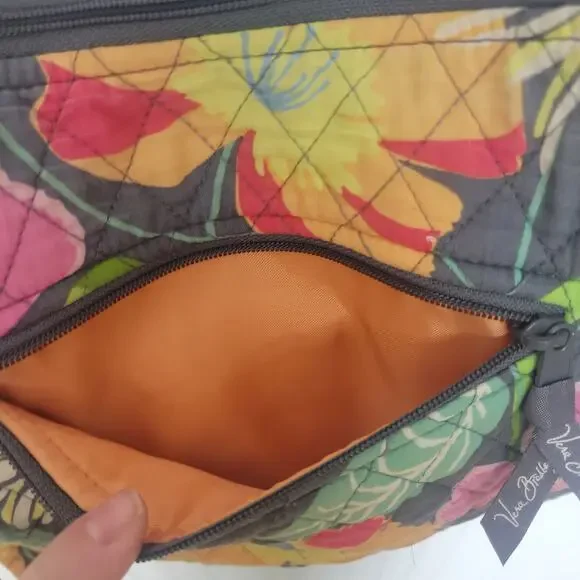 Vera Bradley Coastal Paradise Hipster Cross Body Purse - Picture 10 of 16